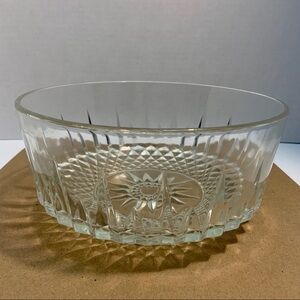 Arconac France Beautiful Cut Glass Set Of 2 Bowls